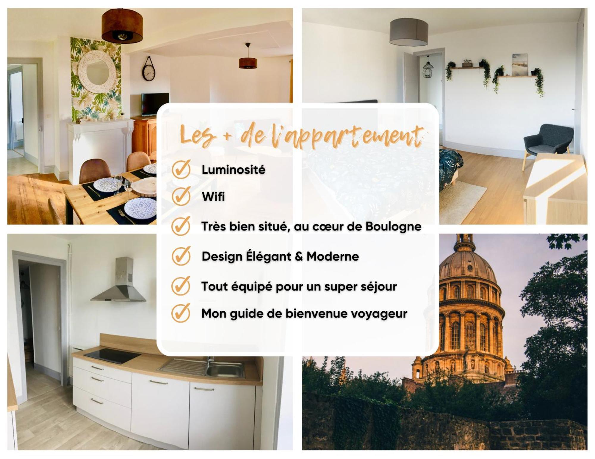 Apartament Le Donjon - T3 80M2 - Hyper Centre - Spacieux & Lumineux Boulogne-sur-Mer Zewnętrze zdjęcie